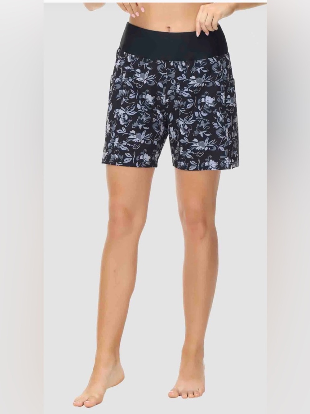 Baleaf Women’s 5” Printed Quick-Dry Swim Board Shorts Size Large